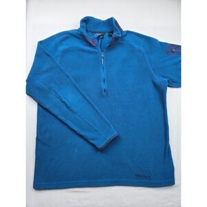 Marmot‎ Reactor Half-Zip PolarTec Fleece Pullover Blue Men's Outdoor Size XLarge